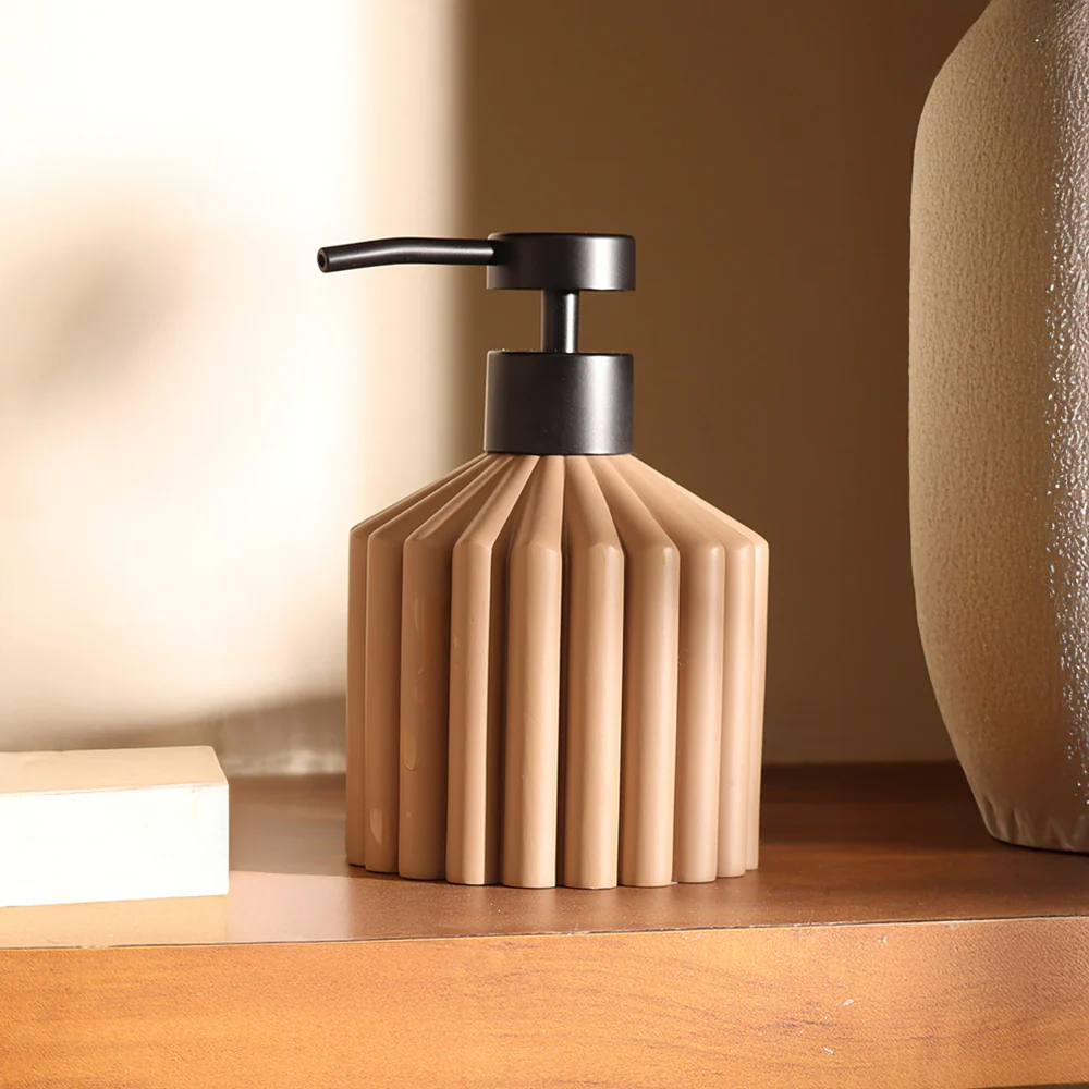 Hanoi Soap Dispenser - Taupe - Image 4