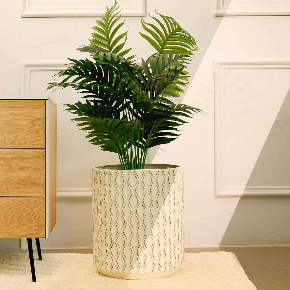 Harlequin Barrel Planter XL - Cream - Image 4