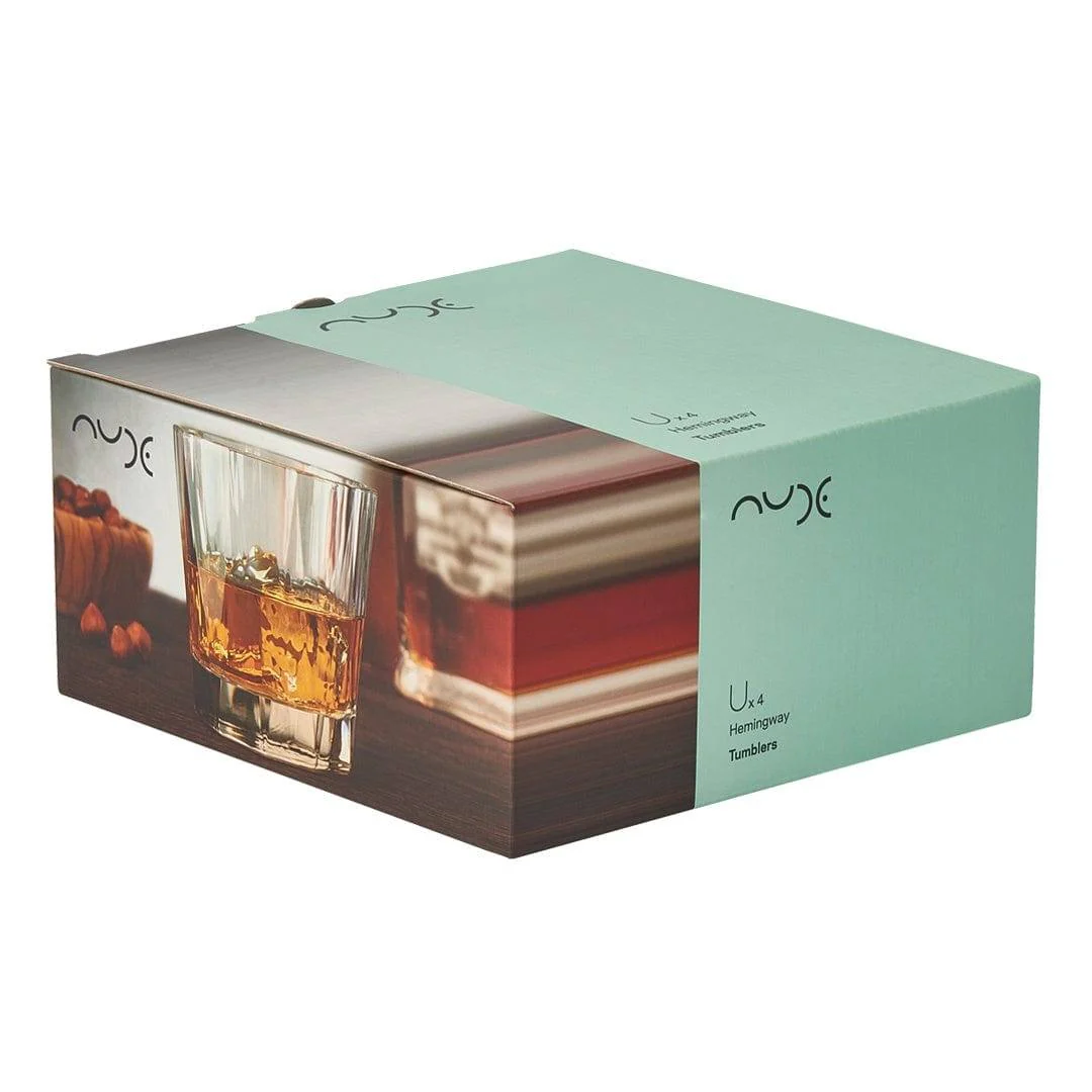 Hemingway Whiskey Tumblers 330ml, Set of 4 - Image 5