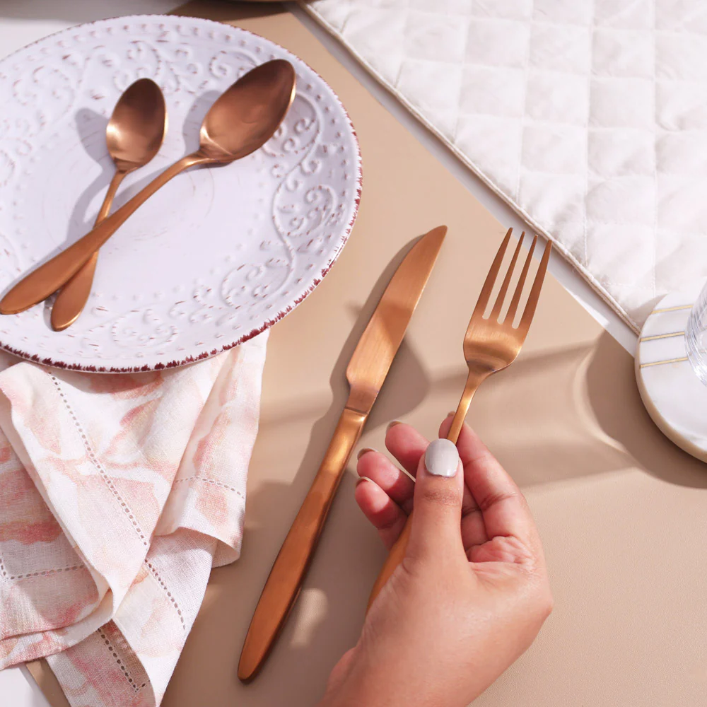 Herald 24-piece Cutlery Set - Rose Gold - Image 2