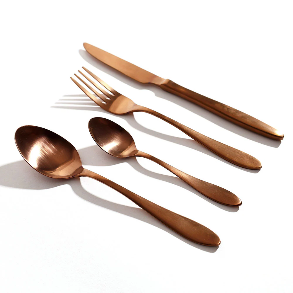 Herald 24-piece Cutlery Set - Rose Gold - Image 3