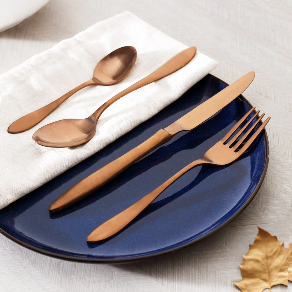 Herald 24-piece Cutlery Set - Rose Gold - Image 4