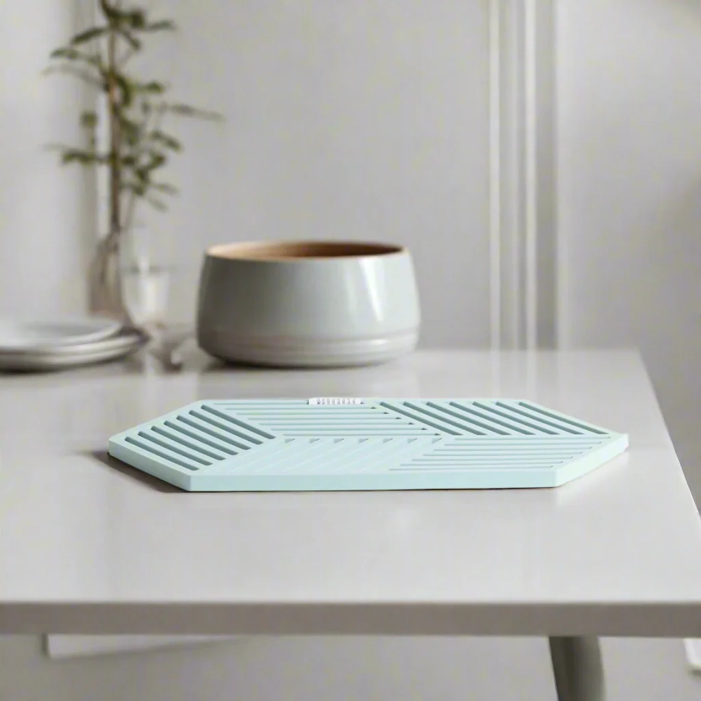 Hexagon Trivet Large - Fog Blue - Image 2