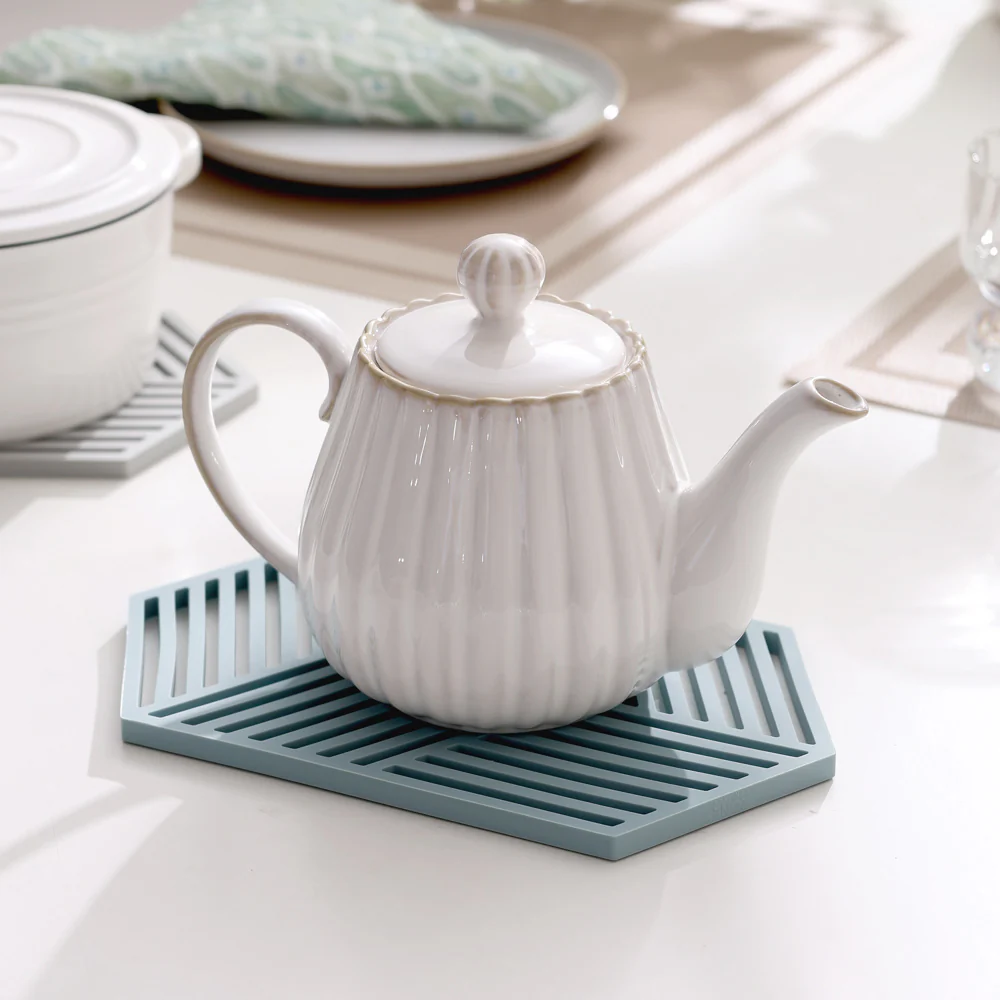 Hexagon Trivet Large - Fog Blue - Image 5