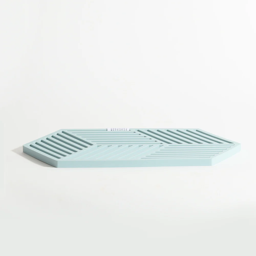 Hexagon Trivet Large - Fog Blue - Image 6