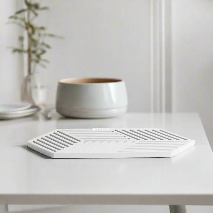 Hexagon Trivet Large - Warm Grey - Image 2
