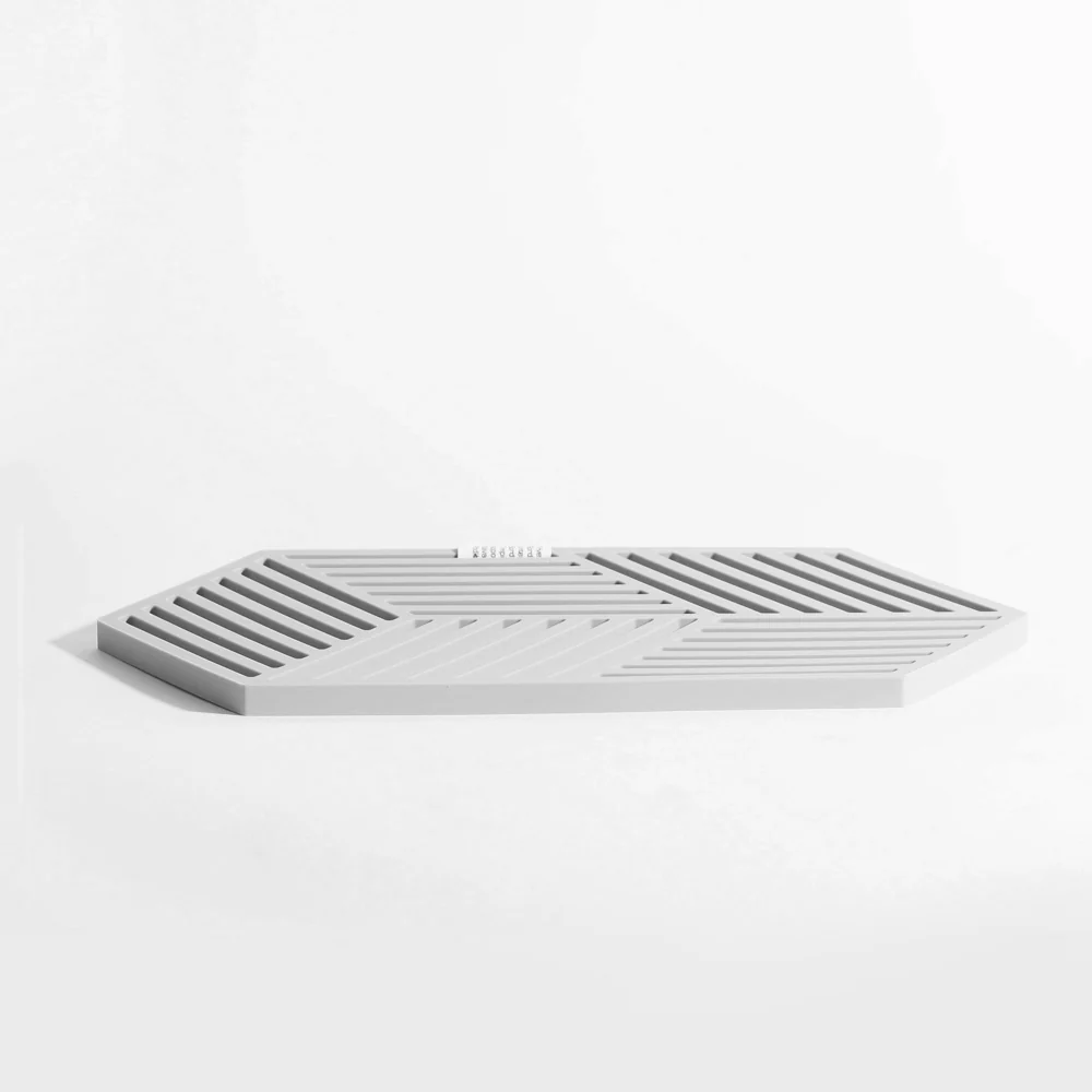 Hexagon Trivet Large - Warm Grey - Image 5