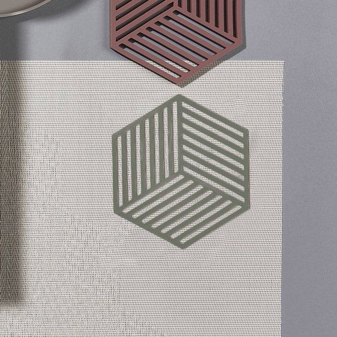 Hexagon Trivet - Olive Green - Image 6