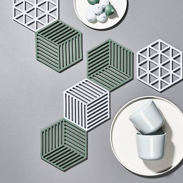 Hexagon Trivet - Olive Green - Image 7