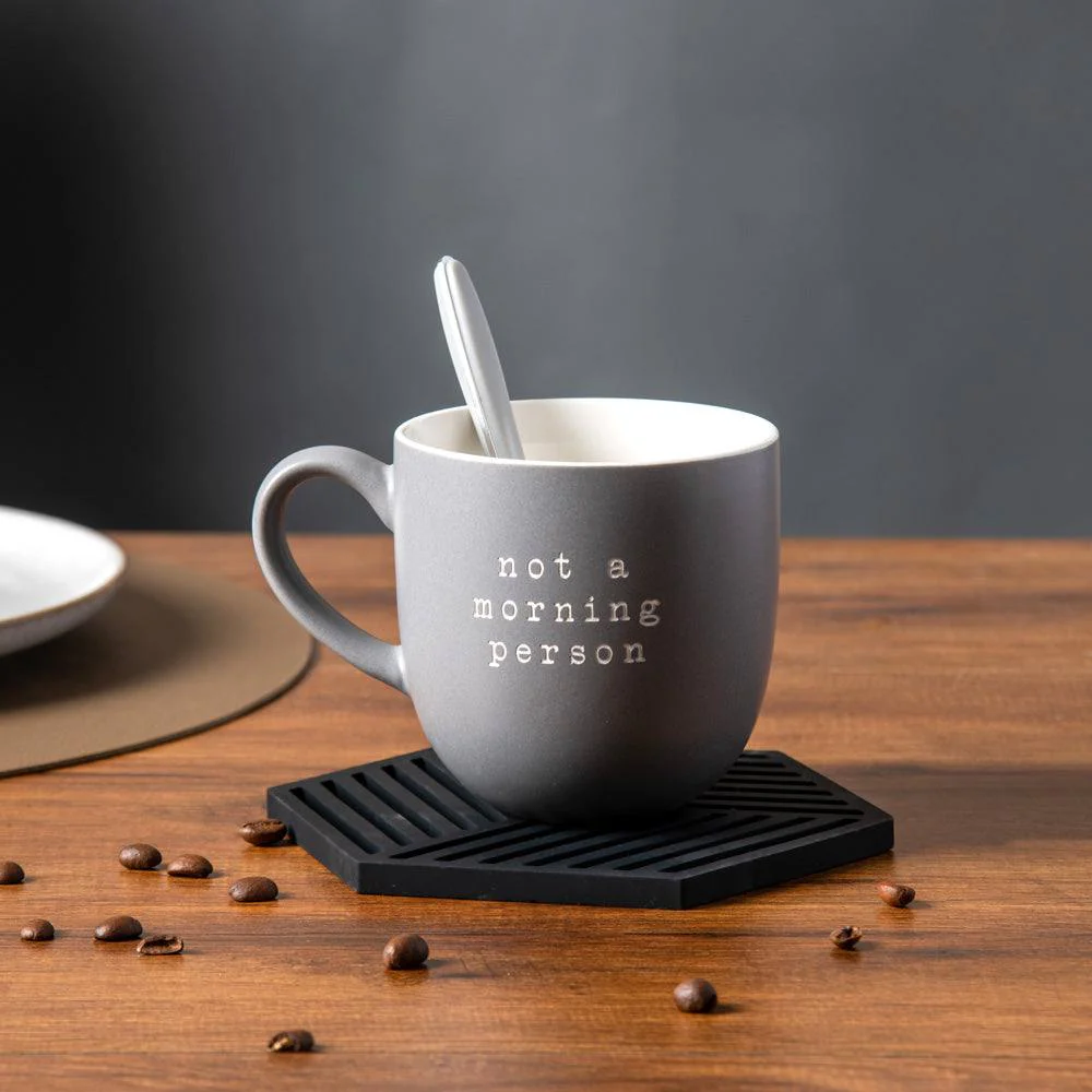 Hey! Coffee Mug - Not a Morning Person