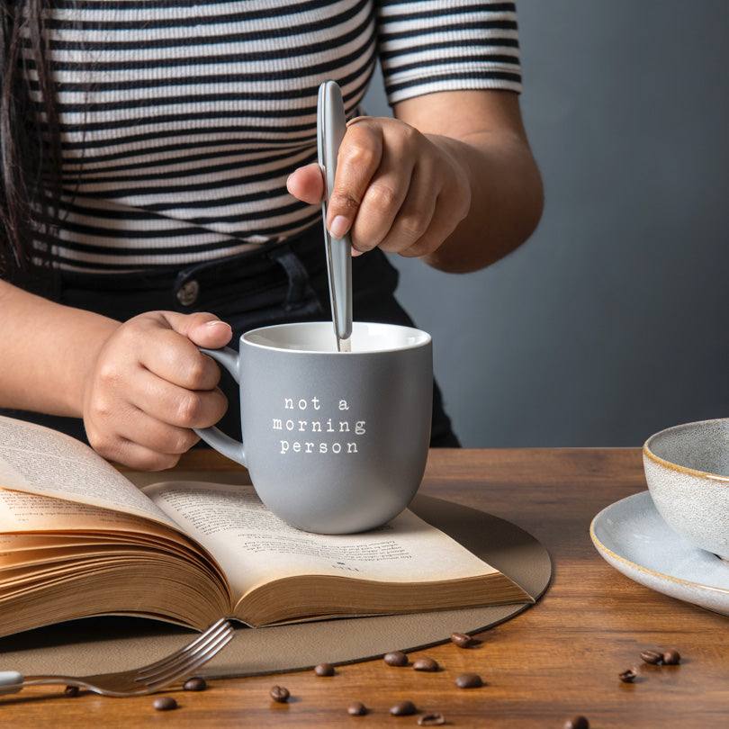 Hey! Coffee Mug - Not a Morning Person - Image 2