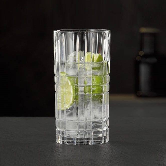 Highland Square Long Drink Glasses 375ml, Set of 6 - Image 2