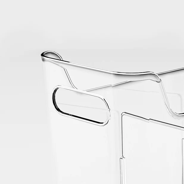 Hold-It Storage Bin with Dividers - Clear - Image 12