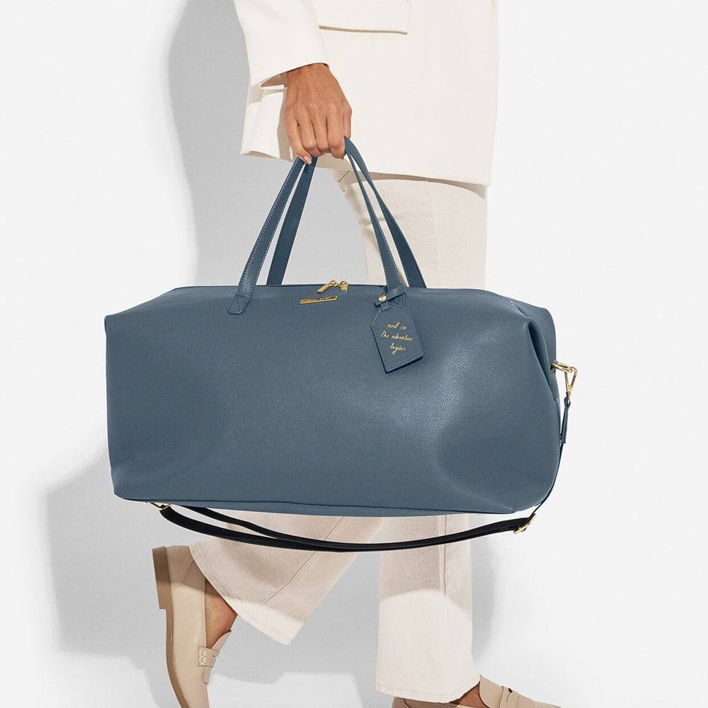 Holdall Weekend Duffel Bag Large - Light Navy - Image 2