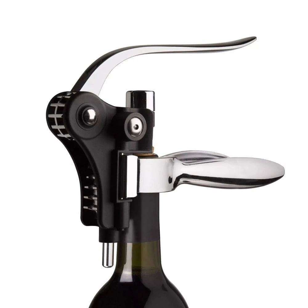 Horizontal Lever Corkscrew - Black - Image 5