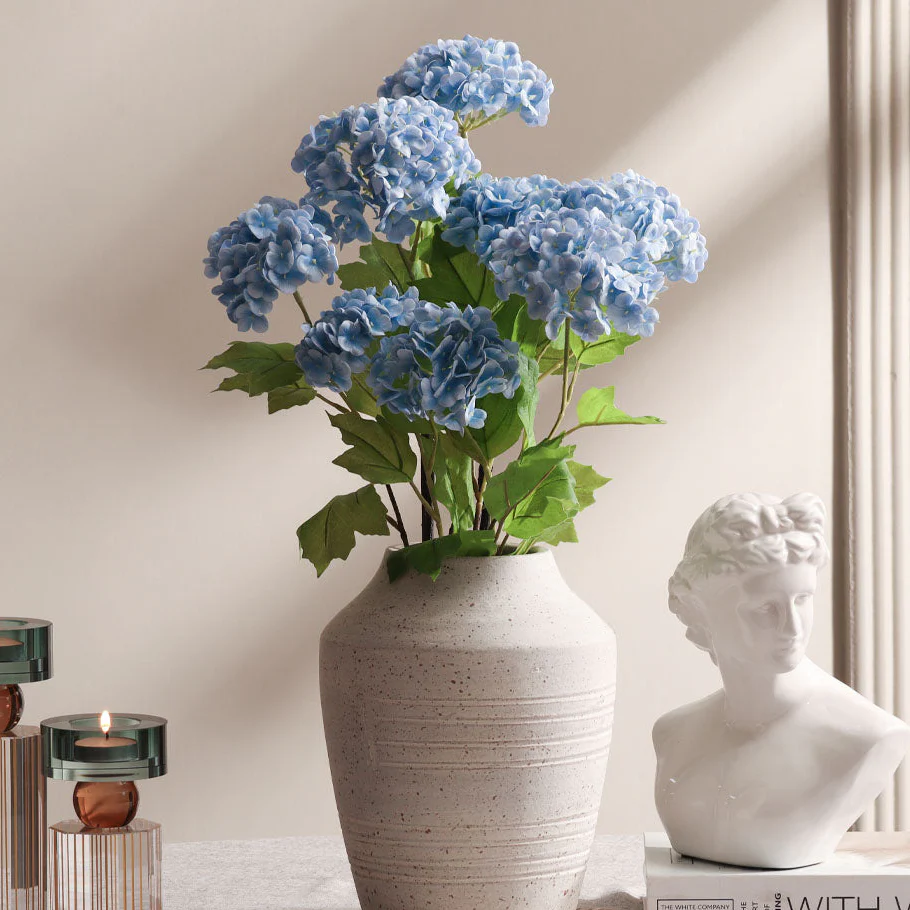 Hortensia Faux Stem - Sky Blue - Image 2