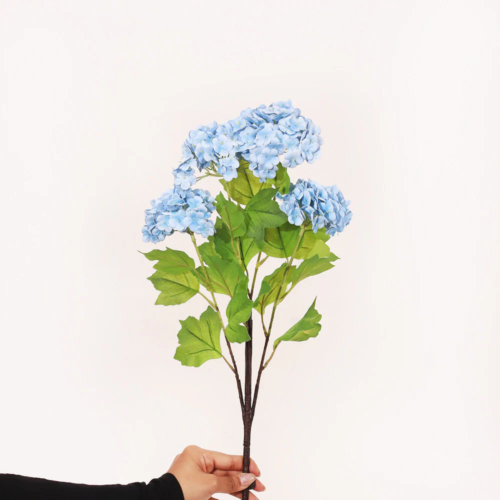 Hortensia Faux Stem - Sky Blue - Image 7