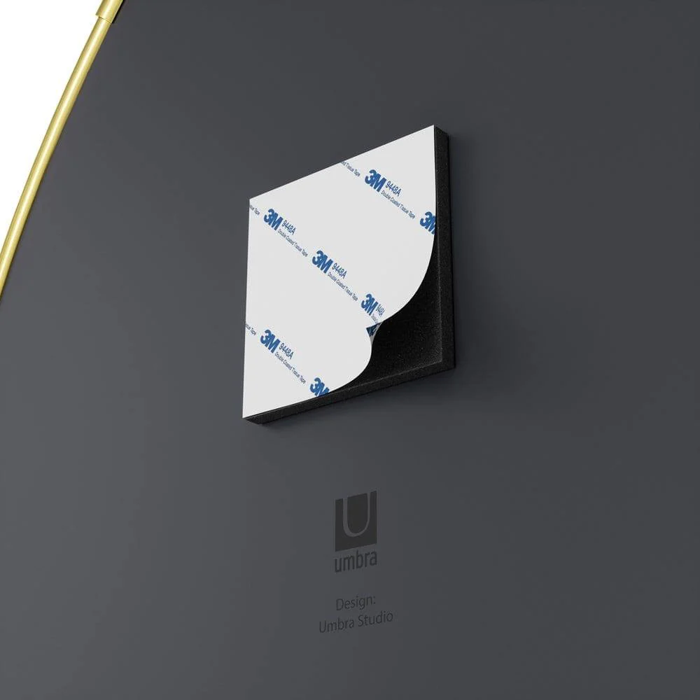 Hubba Pebble Mirrors, Set of 3 - Brass - Image 9