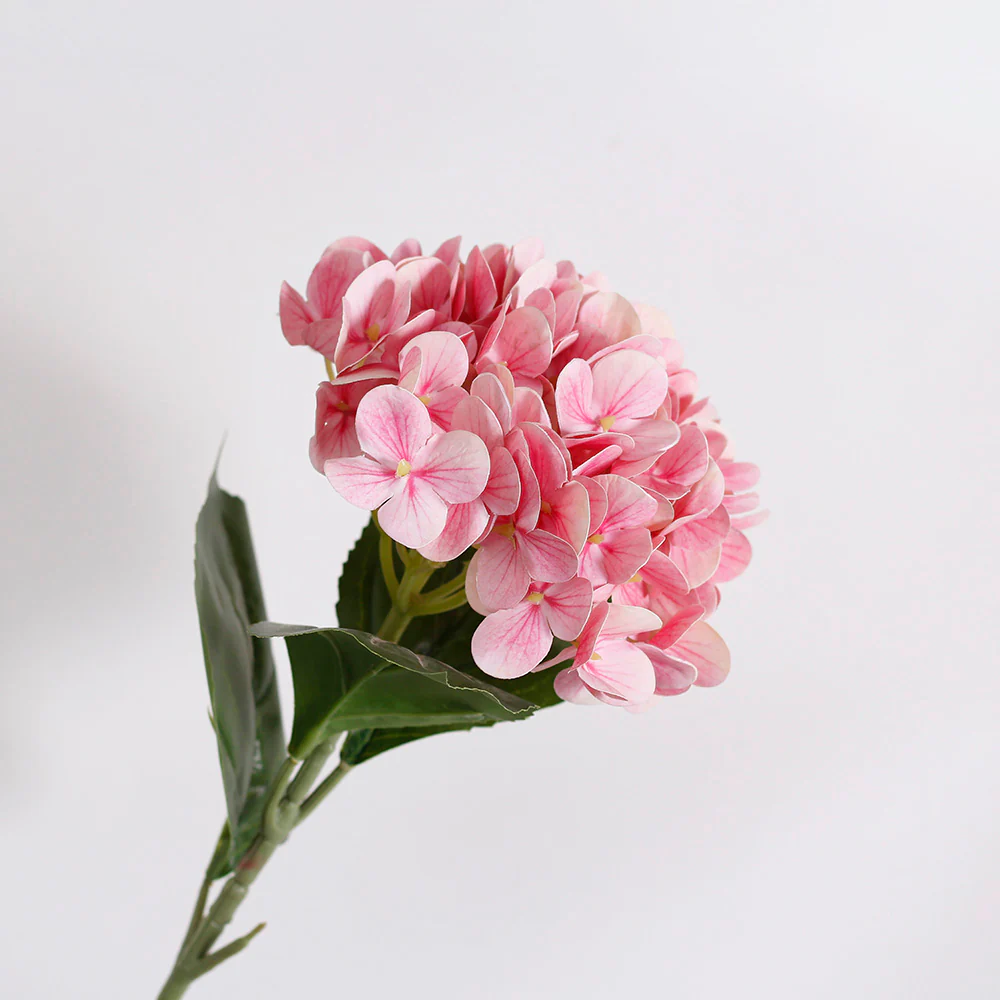 Hydrangea Faux Stem - Pink - Image 3