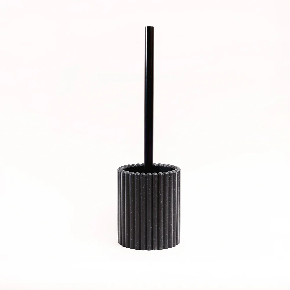Ibaki Toilet Brush Holder - Speckled Black - Image 6
