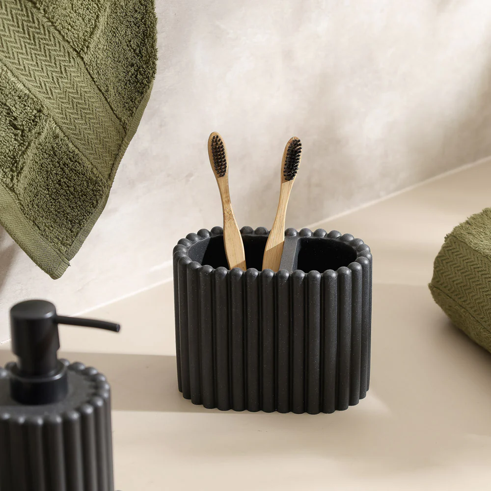 Ibaki Toothbrush Holder - Speckled Black