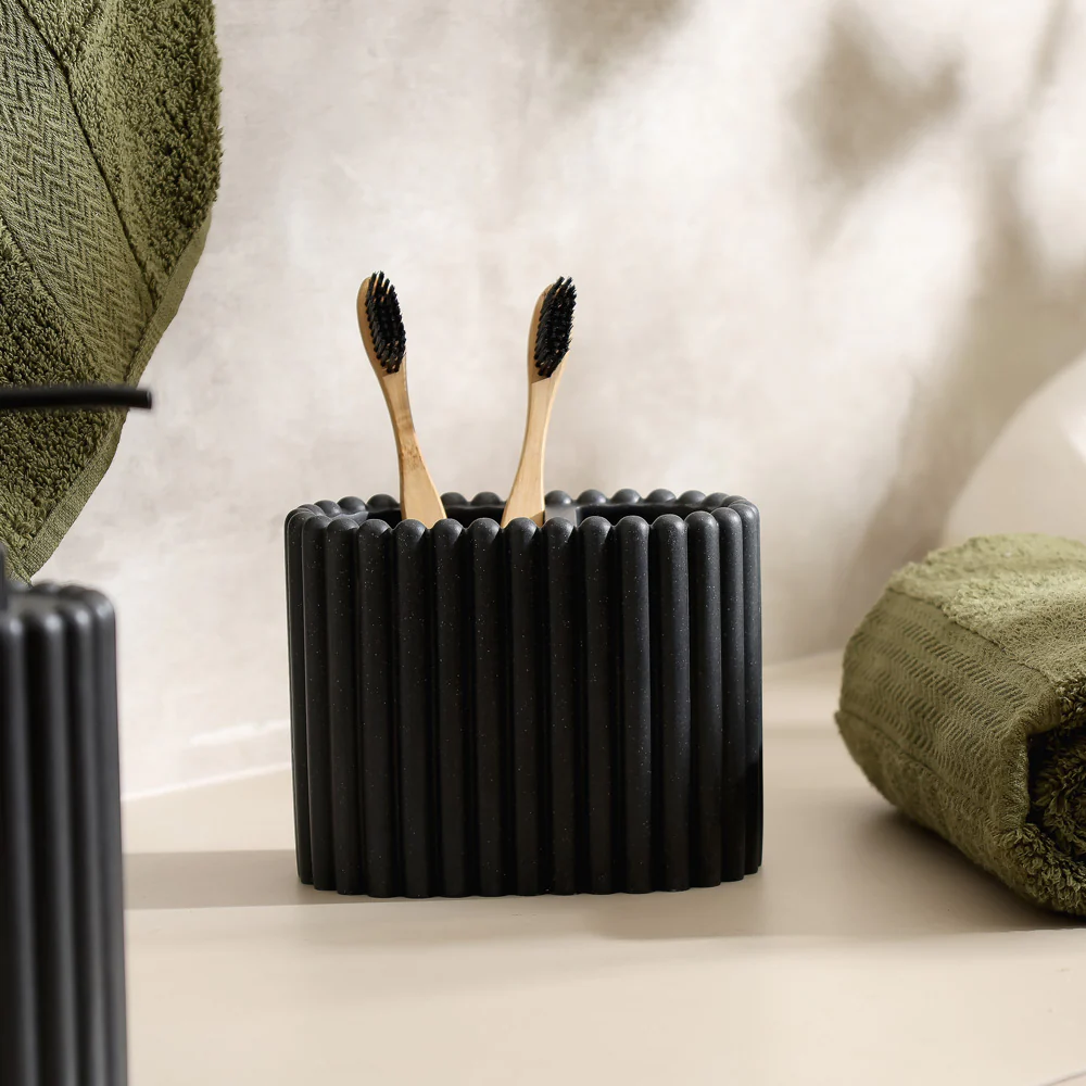 Ibaki Toothbrush Holder - Speckled Black - Image 4