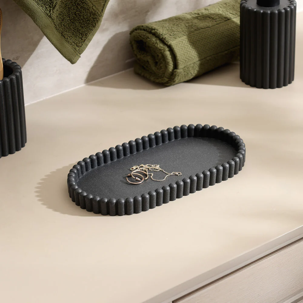 Ibaki Valet Tray Small - Speckled Black - Image 4