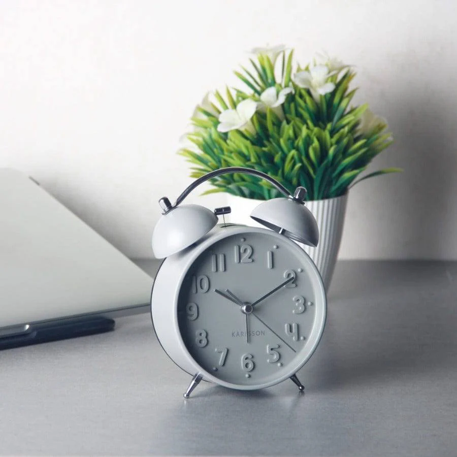 Iconic Alarm Clock - Matte Grey - Image 2