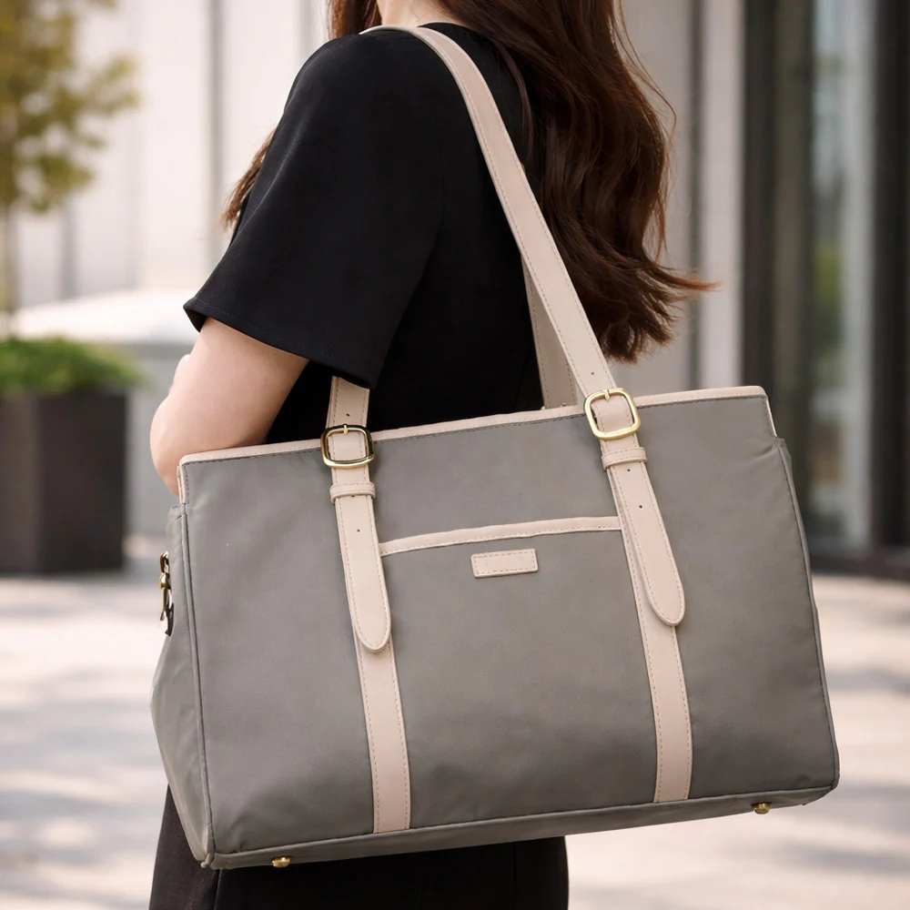 Independent Laptop Tote Bag Large - Grey