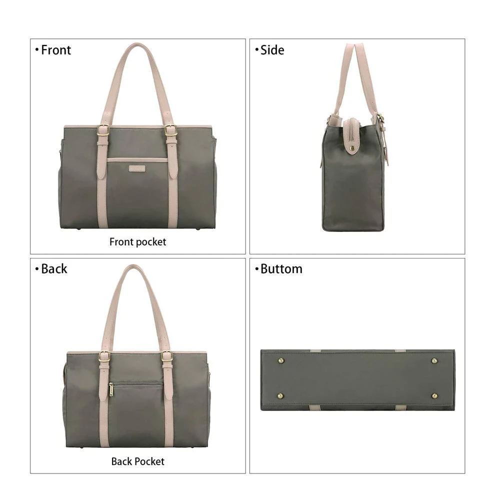 Independent Laptop Tote Bag Large - Grey - Image 8