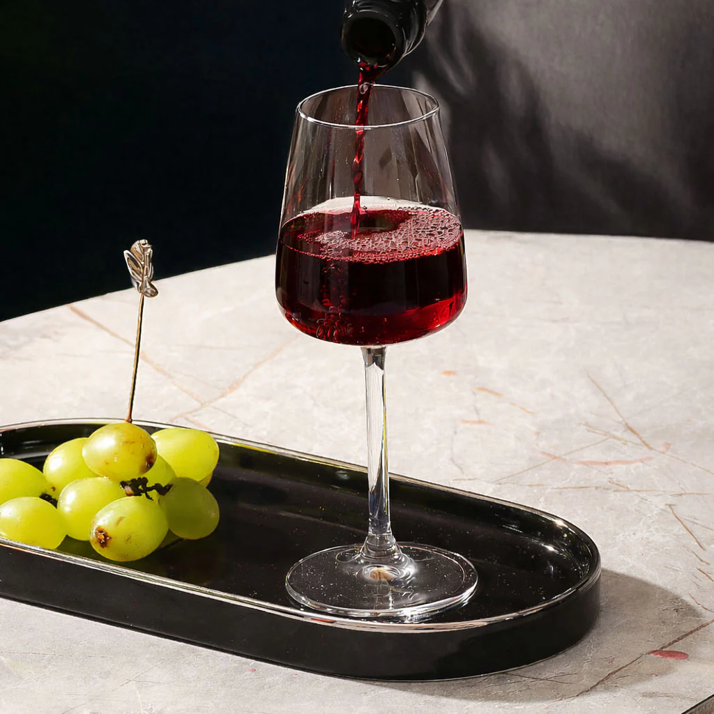 Indigo Red Wine Glasses 430ml, Set of 4 - Image 2