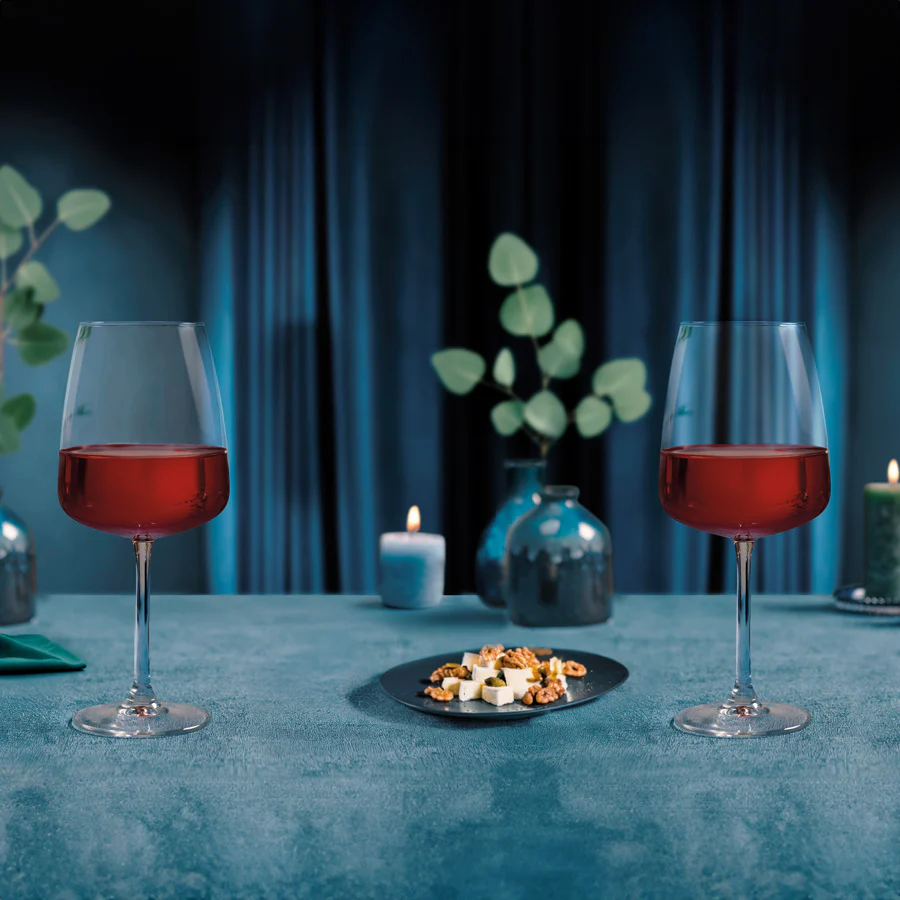Indigo Red Wine Glasses 430ml, Set of 4 - Image 6