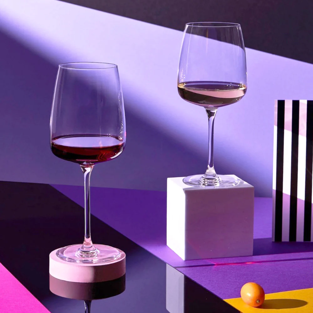 Indigo Red Wine Glasses 430ml, Set of 4 - Image 7