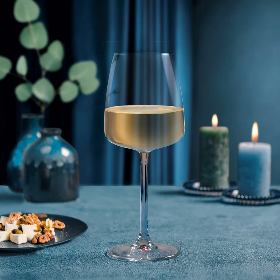 Indigo White Wine Glasses 310ml, Set of 4 - Image 2