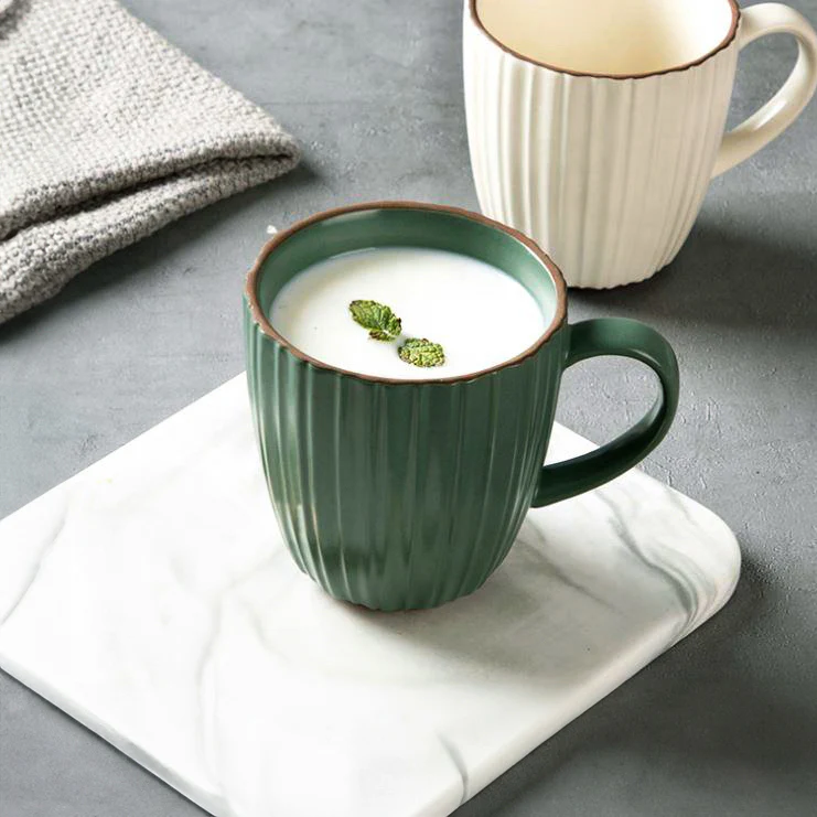 Isla Ceramic Coffee Mug - Forest Green - Image 2