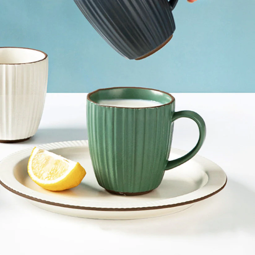 Isla Ceramic Coffee Mug - Forest Green - Image 8