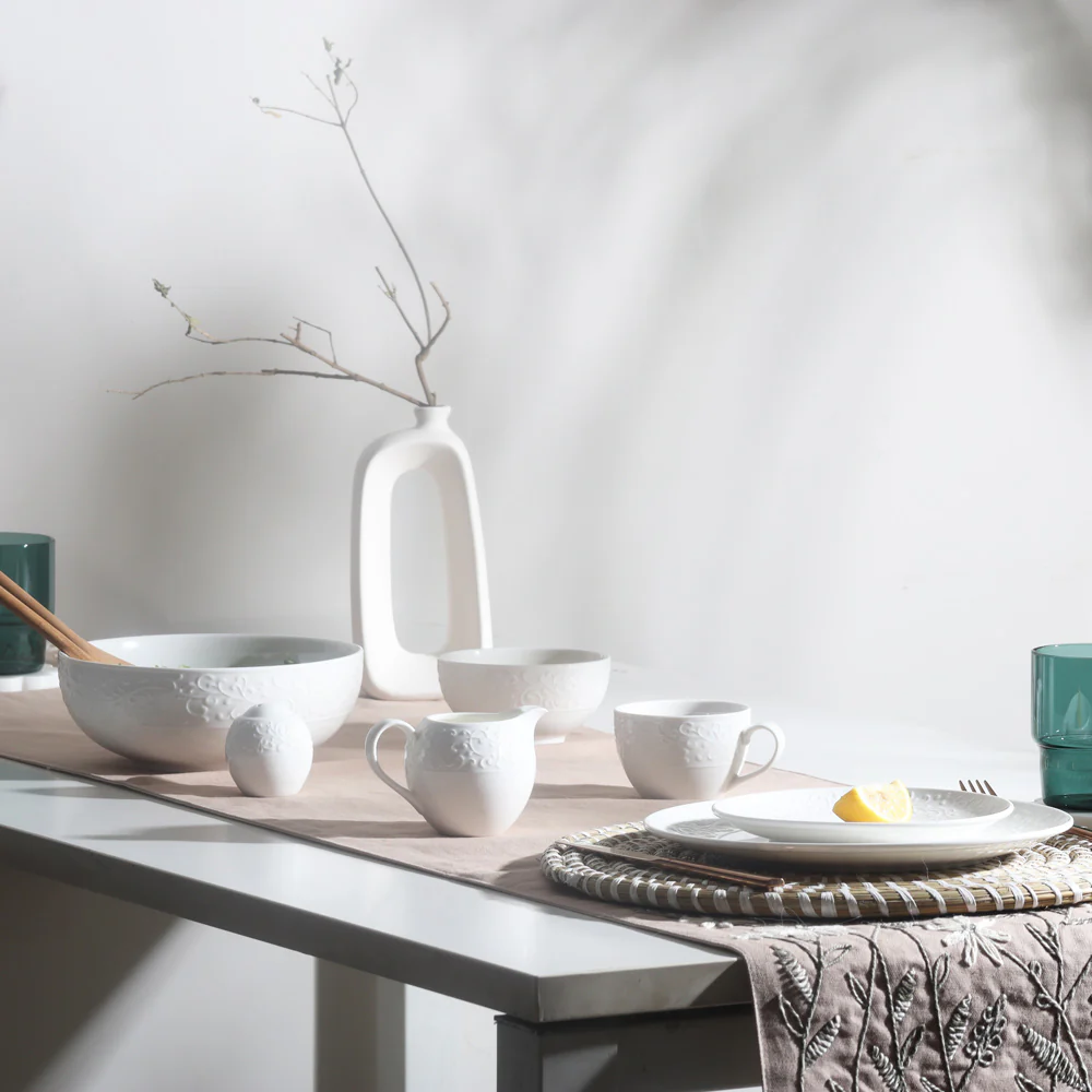 Ivy Large Bowl - Ivory - Image 6