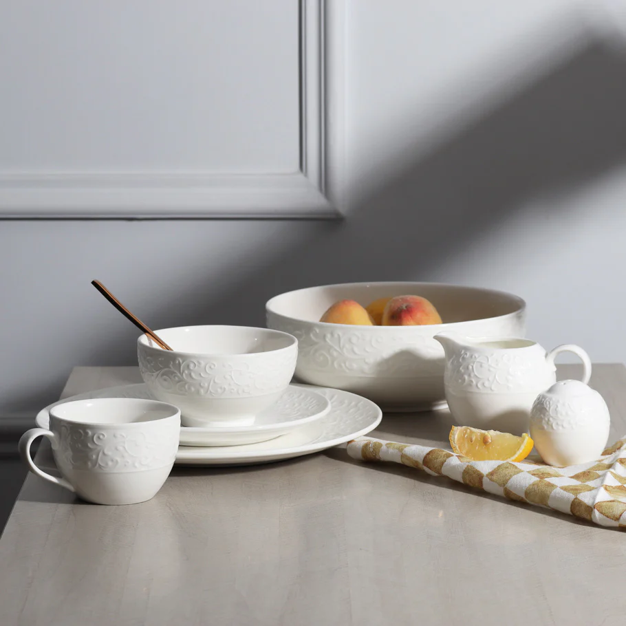Ivy Large Bowl - Ivory - Image 7