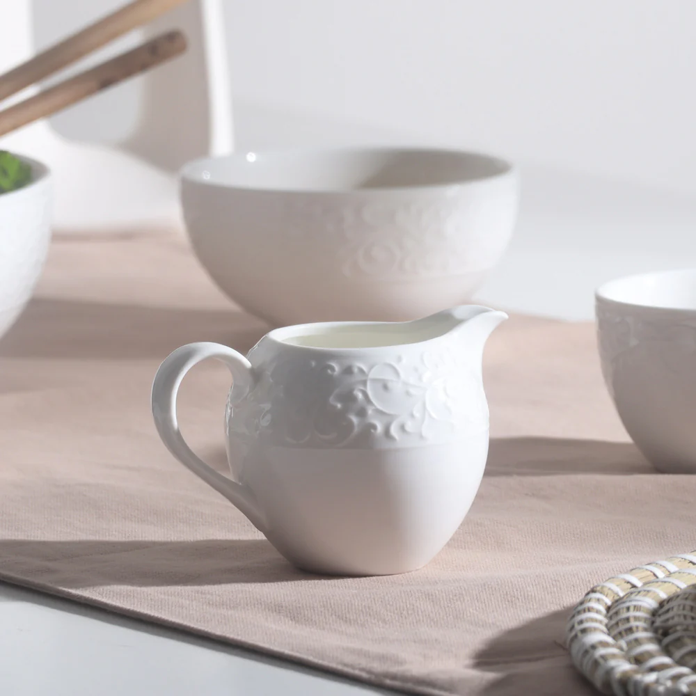 Ivy Milk Jug - Ivory - Image 4