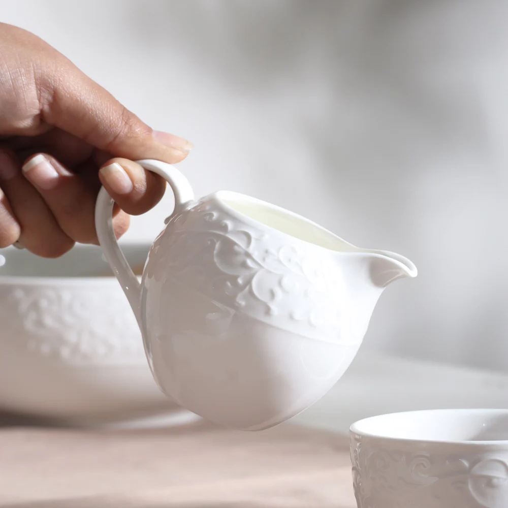 Ivy Milk Jug - Ivory - Image 5
