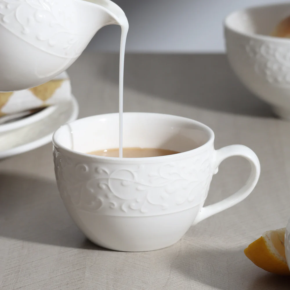 Ivy Tea Cup - Ivory