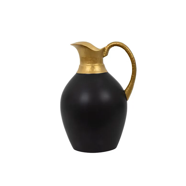 Jarro Pitcher Vase Medium - Black Gold - Image 4