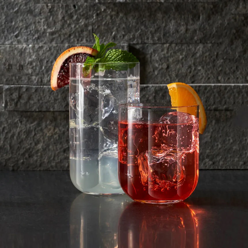 Jazz Long Drink Glasses 450ml, Set of 6 - Image 2