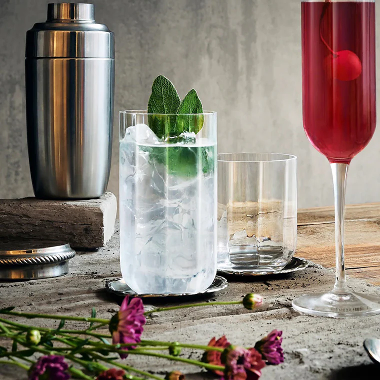 Jazz Long Drink Glasses 450ml, Set of 6 - Image 5