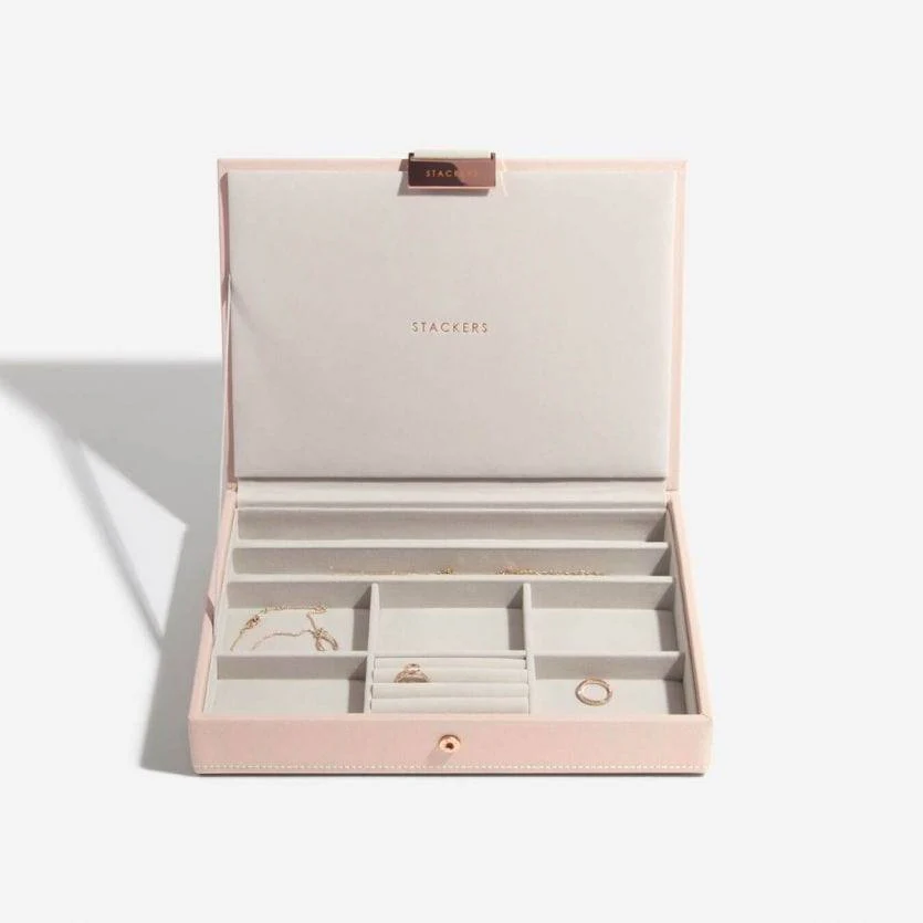 Jewellery Box with Lid Medium - Blush Pink - Image 4