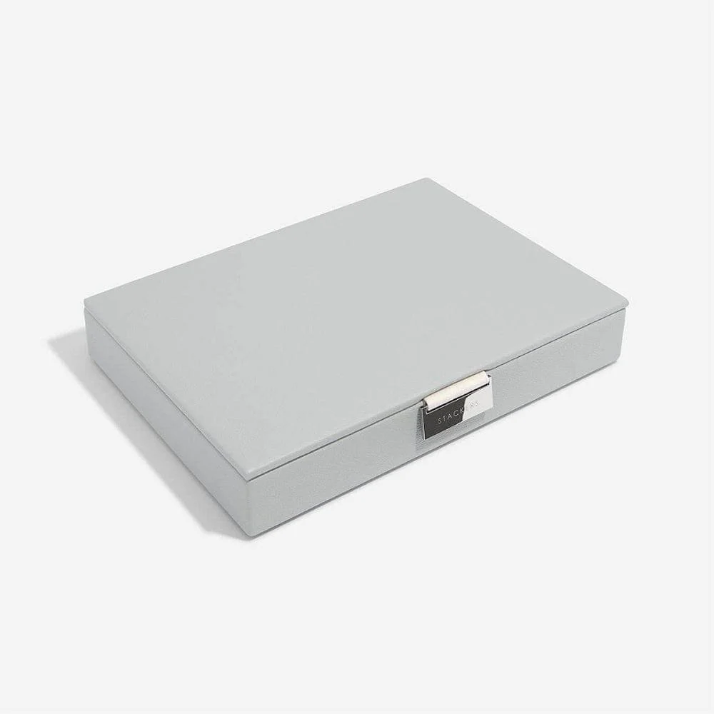 Jewellery Box with Lid Medium - Pebble Grey - Image 4