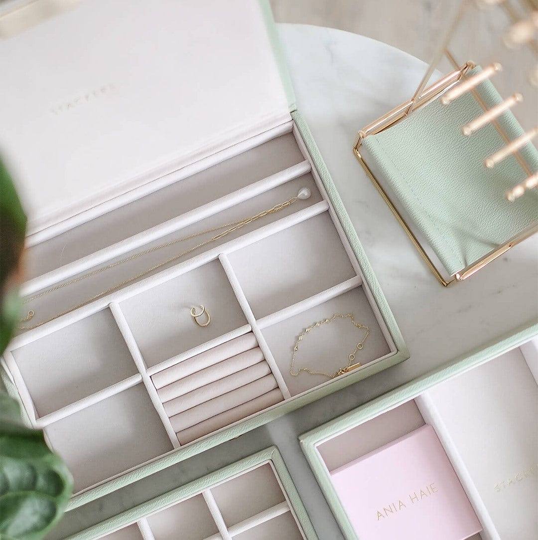 Jewellery Box with Lid Medium - Sage Green - Image 6