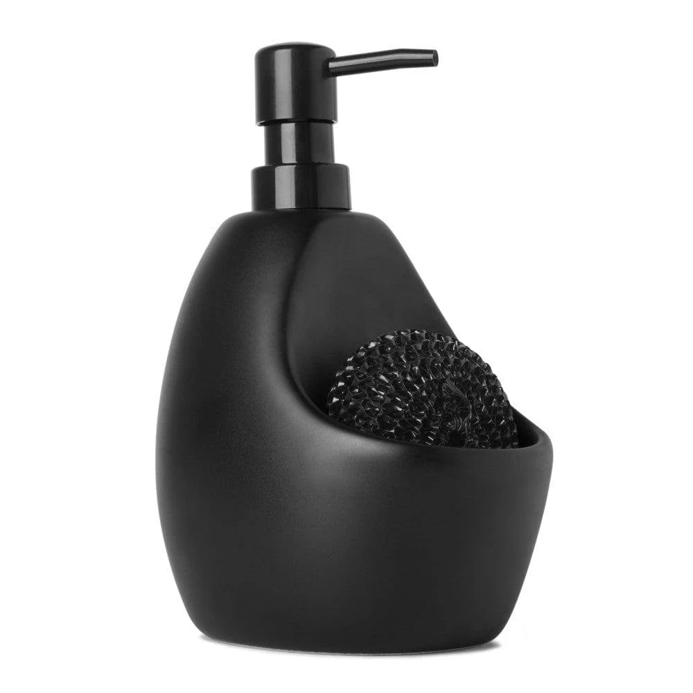 Joey Kitchen Soap Pump with Scrub - Black - Image 2