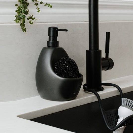 Joey Kitchen Soap Pump with Scrub - Black - Image 3