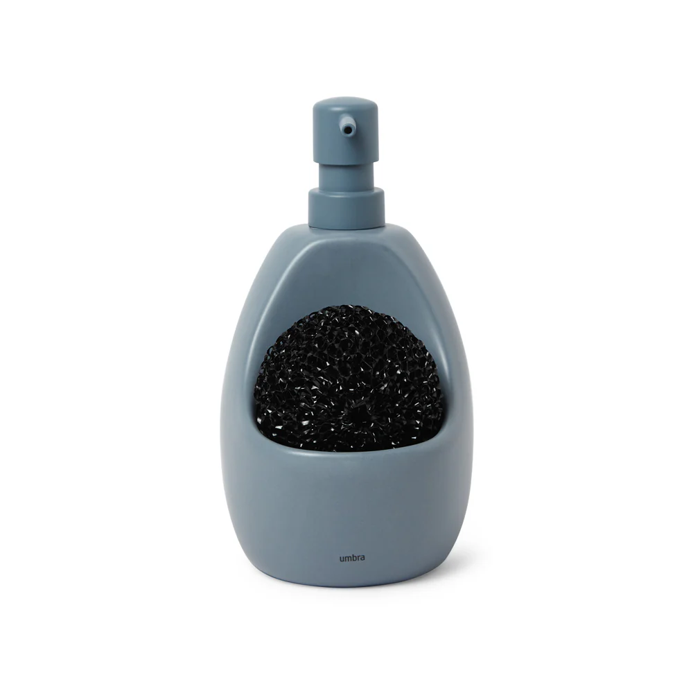Joey Kitchen Soap Pump with Scrub - Blue - Image 2